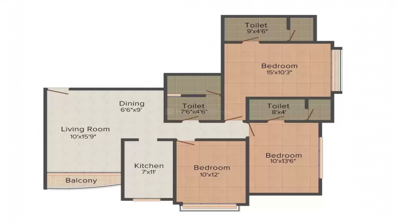 UNIVERSAL CUBICAL JOGESHWARI-Universal Cubical floor plan-3bhk.jpg